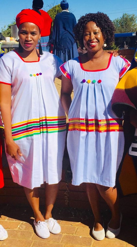 Sepedi Traditional Dresses For Black Women's