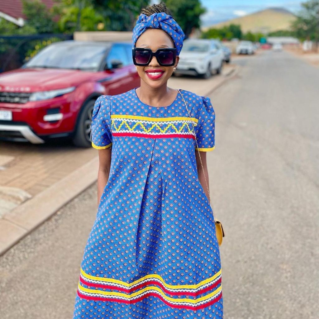 Sepedi Traditional Dresses For Black Women's - Shweshwe Home