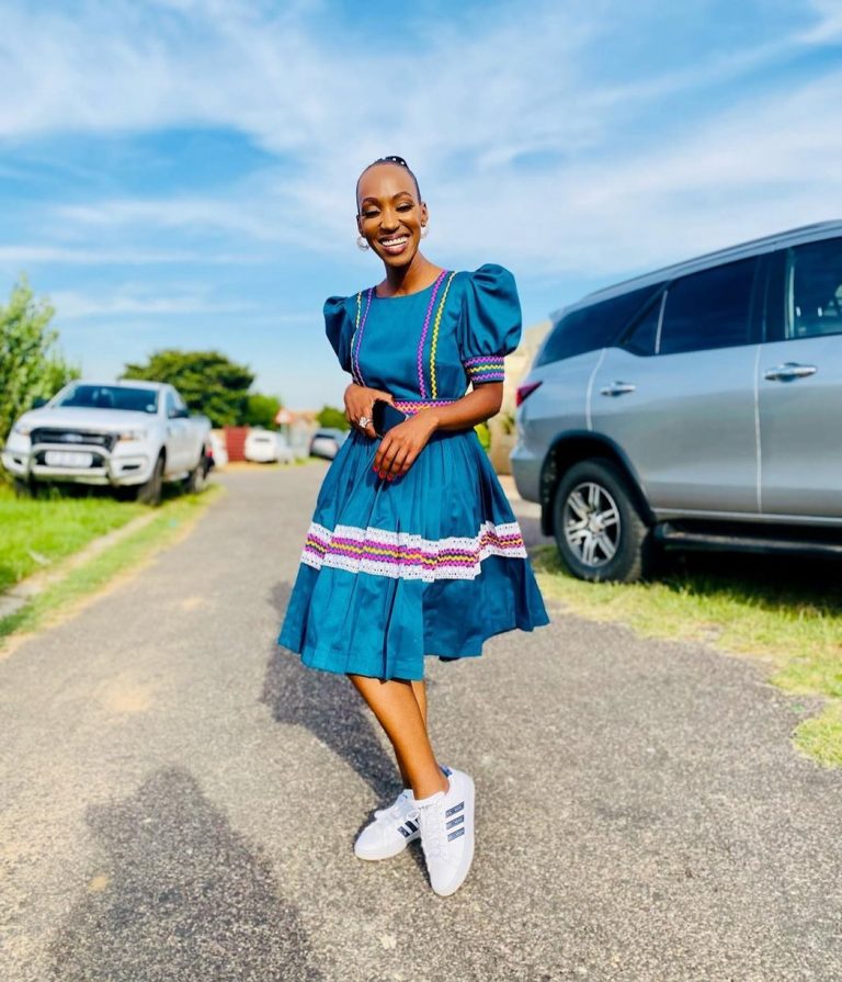 Sepedi Traditional Dresses For Black Women's - Shweshwe Home