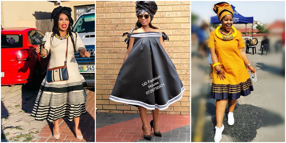 Xhosa traditional dresses for african women's - Shweshwe Home