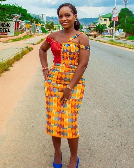 Latest Kente Dresses Styles For African Teens 2021 - Shweshwe Home