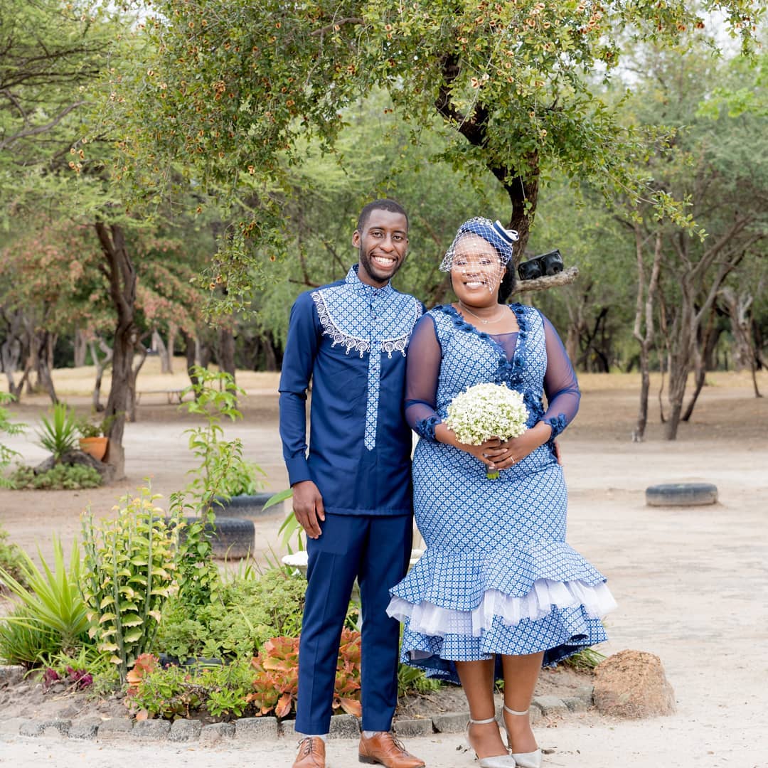 Traditional attire outlet for tswana wedding