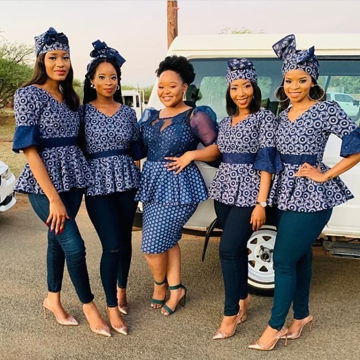 South Africa Traditional Dresses For Women's - Shweshwe Home