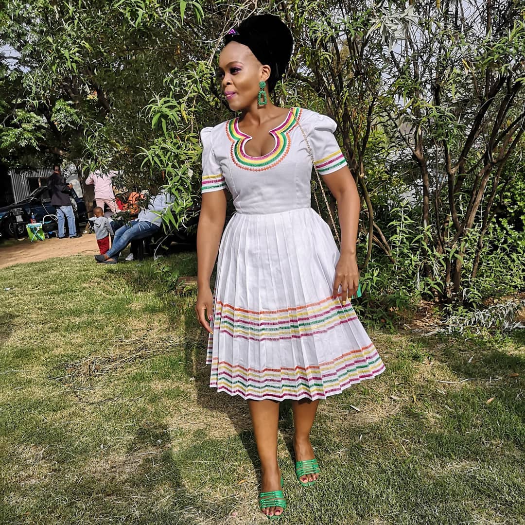 Top Sepedi traditional attire images for ladies 2021 - Shweshwe Home