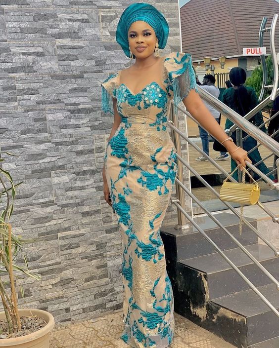 Gorgeous Lace Aso Ebi Styles for African Ladies - Shweshwe Home