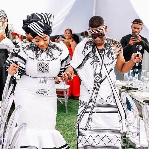 Zulu Traditional Attire for Wedding In South Africa - Shweshwe Home