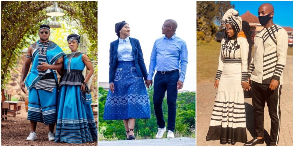Latest Xhosa traditional wedding attire