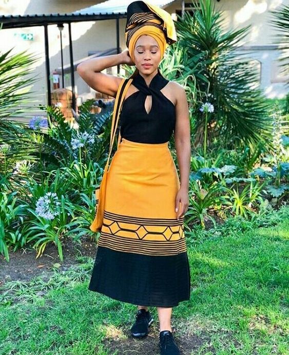 Latest Xhosa Skirts For African Ladies 2021 Shweshwe Home