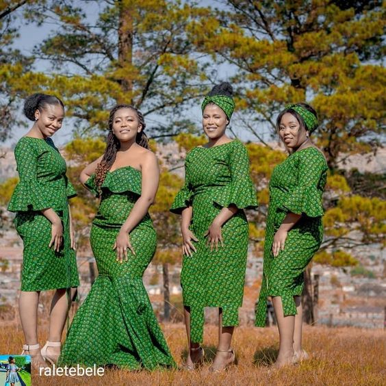 Amazing Shweshwe dresses for makoti 2021 - Shweshwe Home