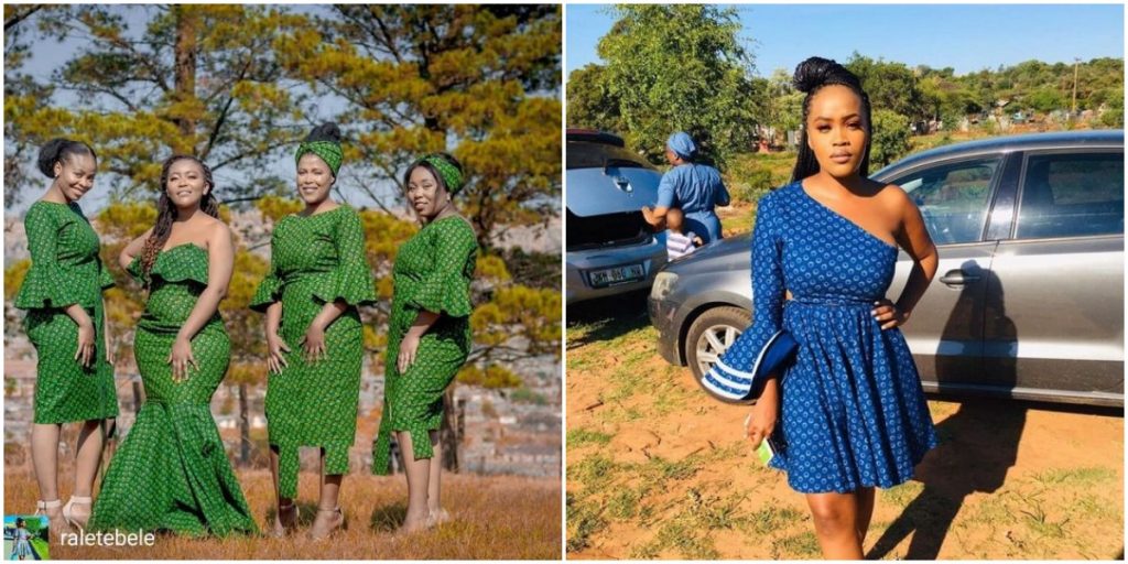 Amazing Shweshwe dresses for makoti 2021