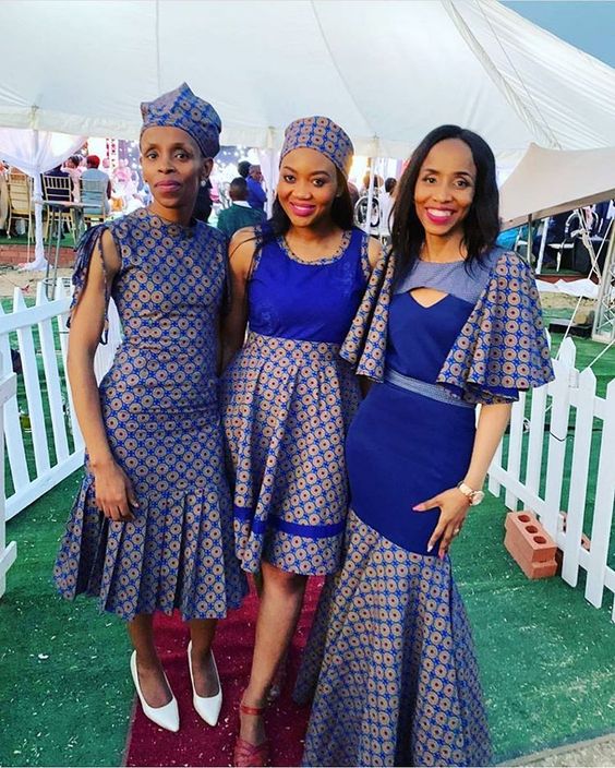 Xhosa makoti hot sale shweshwe dresses