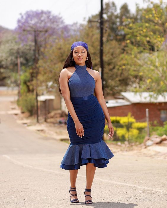 Latest Botswana Traditional Outfits For Women To Wear 2021 - Shweshwe Home