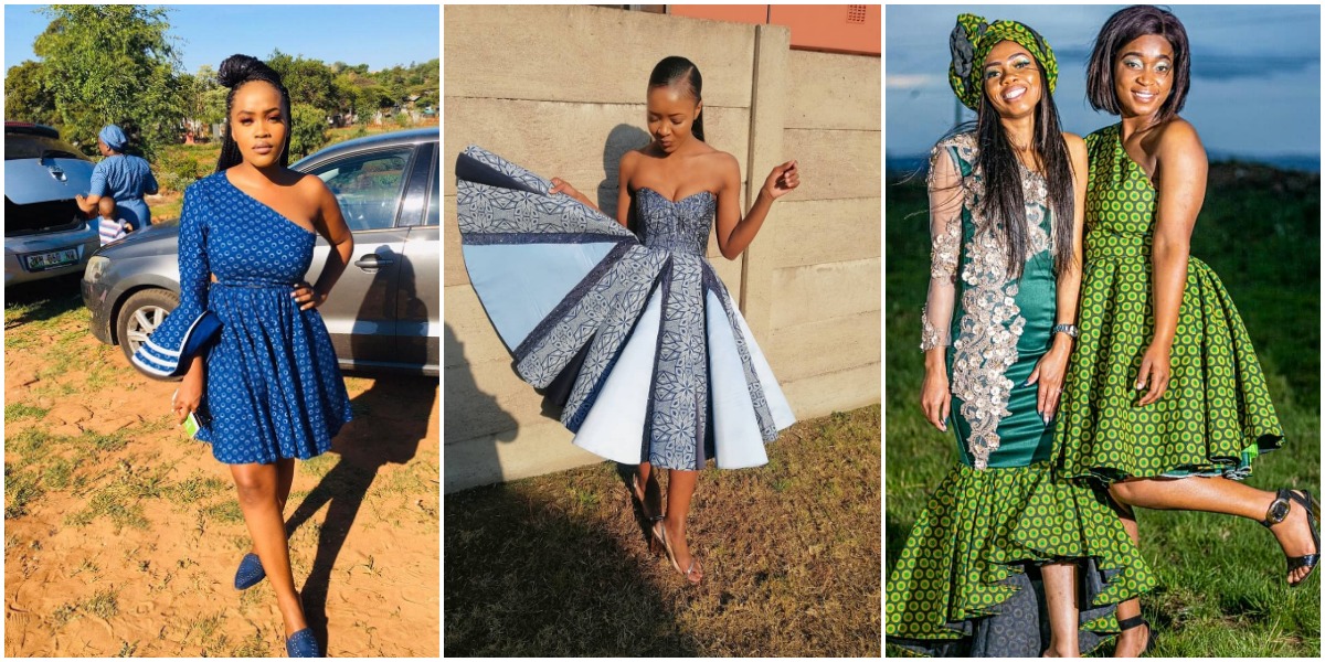 Shweshwe Dresses Styles For Ladies