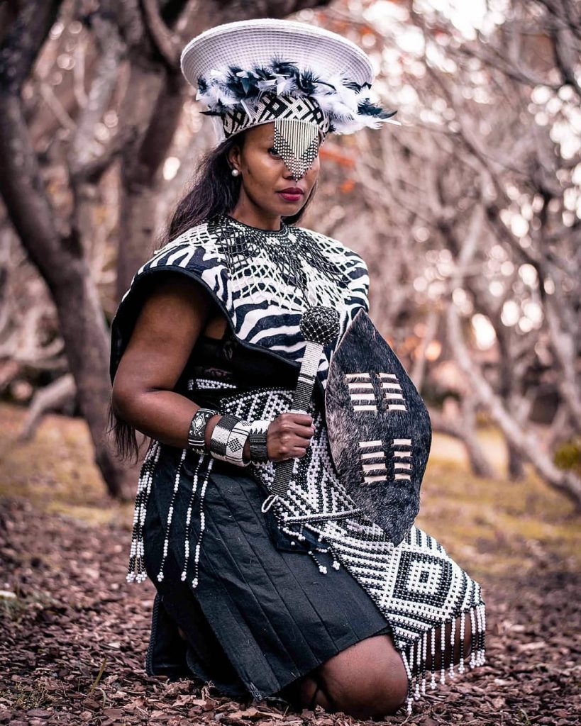 Modern Classy Zulu Traditional Attire For Laides - Shweshwe Home