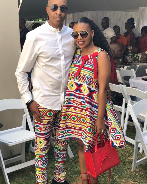 Ndebele Print Dresses 2021 For African Ladies - Shweshwe Home