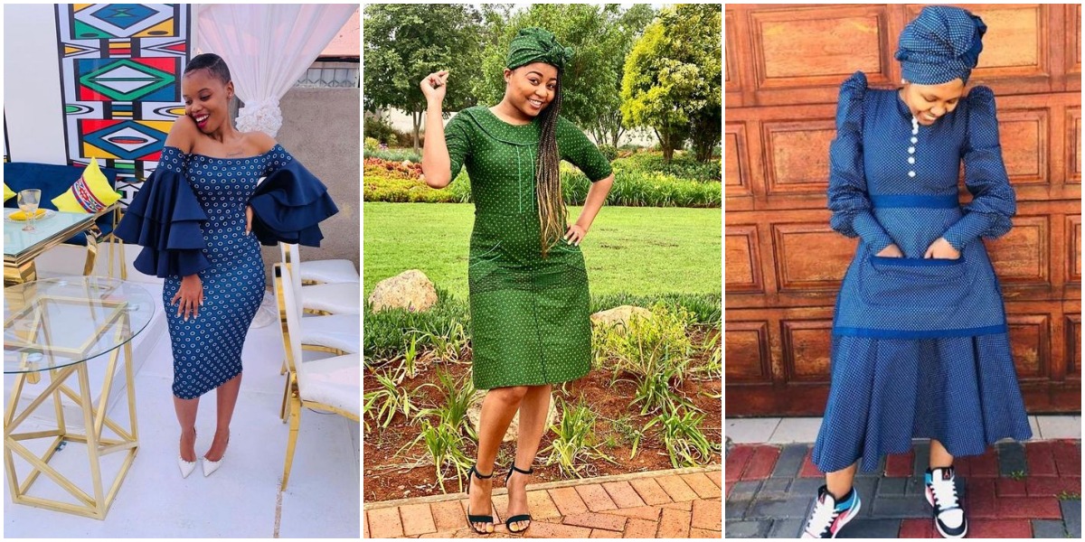 Shweshwe Skirts And Tops For African Ladies 2021