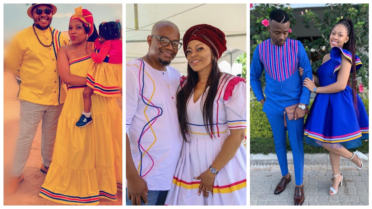 sepedi traditional attire for couples 