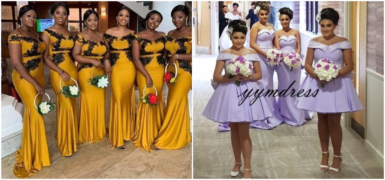 Latest african bridesmaids dresses