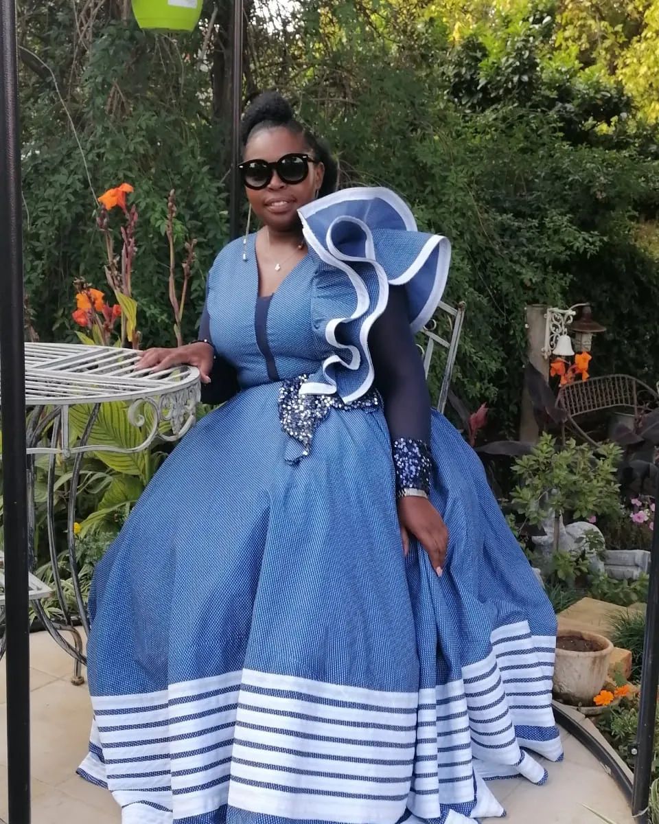 Traditional Wedding Shweshwe 2022 For Black Women – Fashion - Shweshwe Home