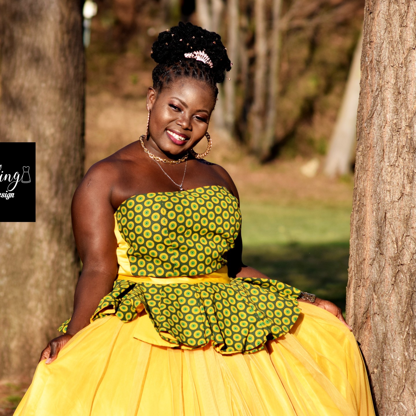 Blue and clearance yellow shweshwe dresses