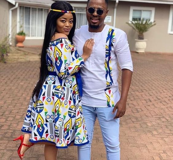 Modern Ndebele Traditional Attire and Dresses For African Couples ...