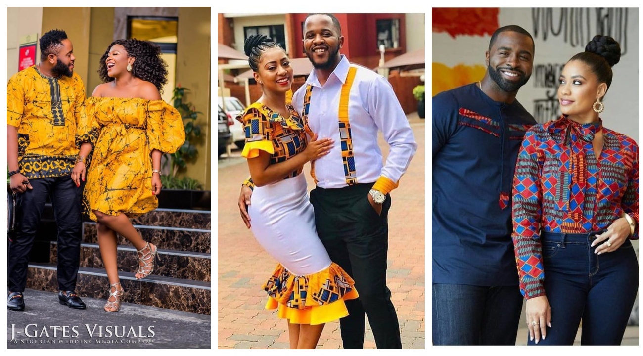 Latest Ankara Outfits for Couples 2022