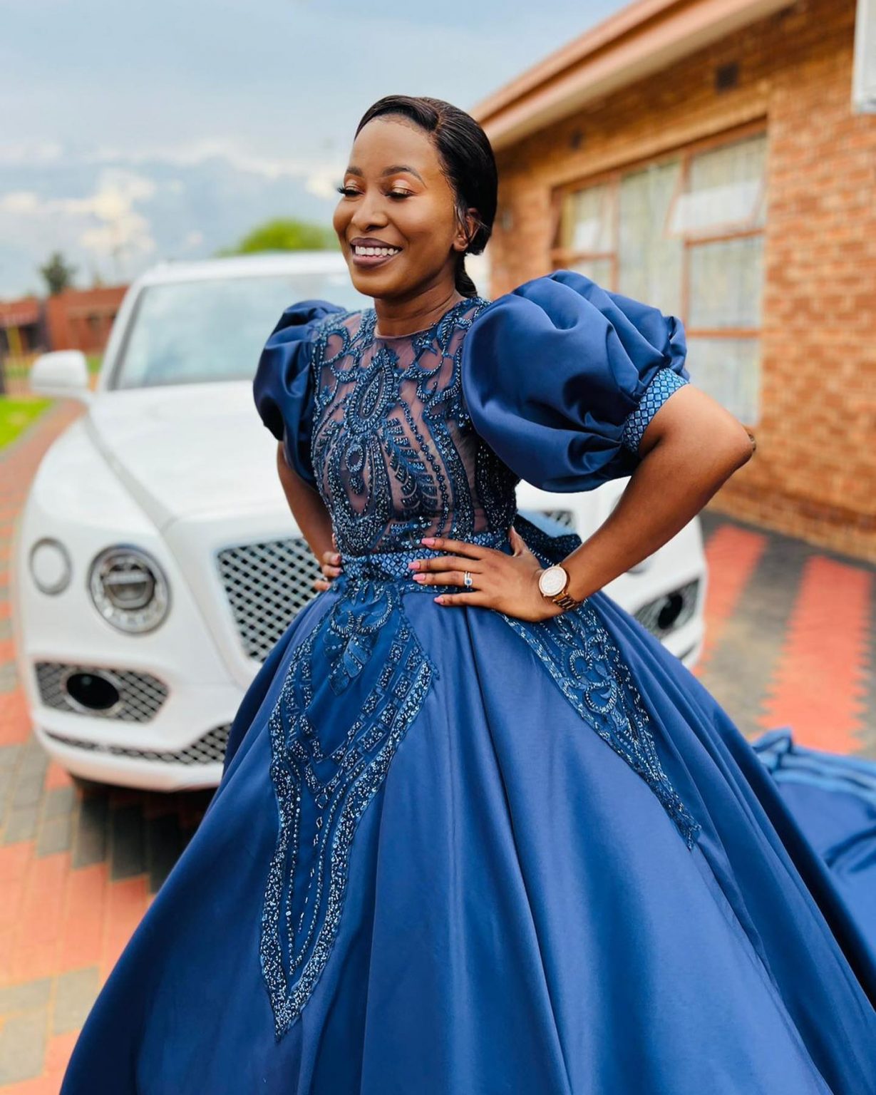 Latest Tswana wedding fashion 2023 For African Women's Shweshwe Home