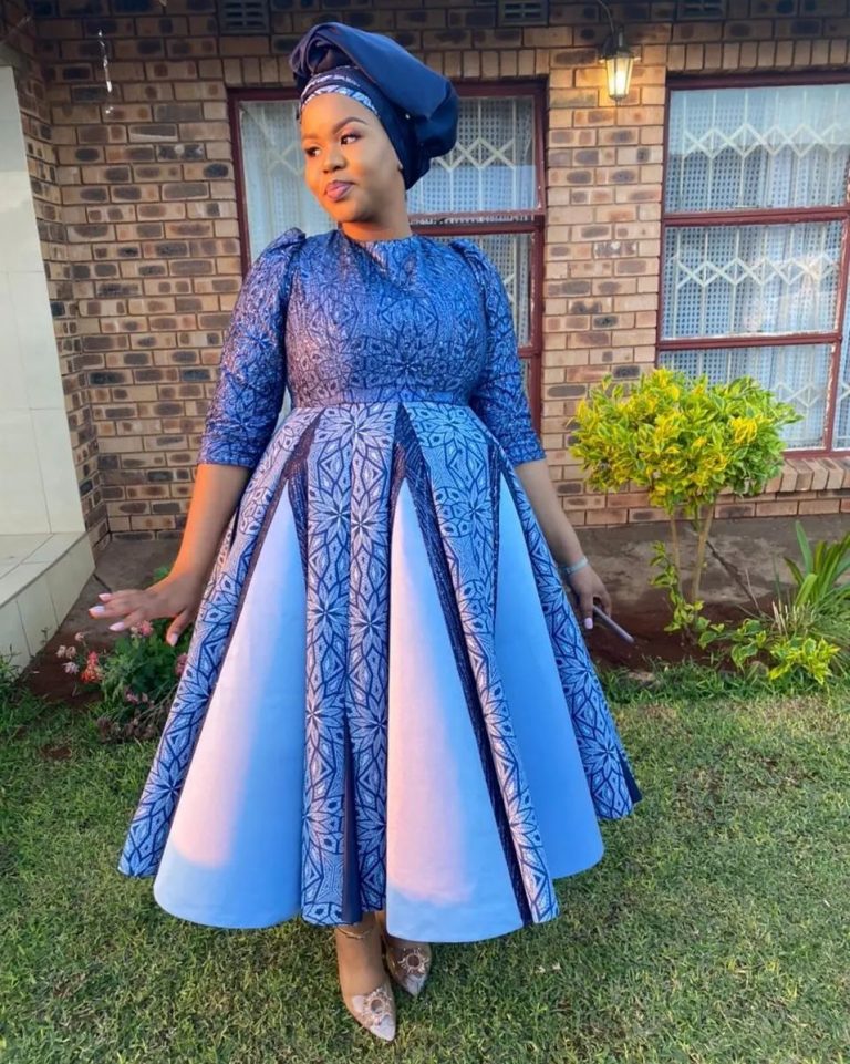 Latest South African Traditional dresses pictures 2023 - Shweshwe Home