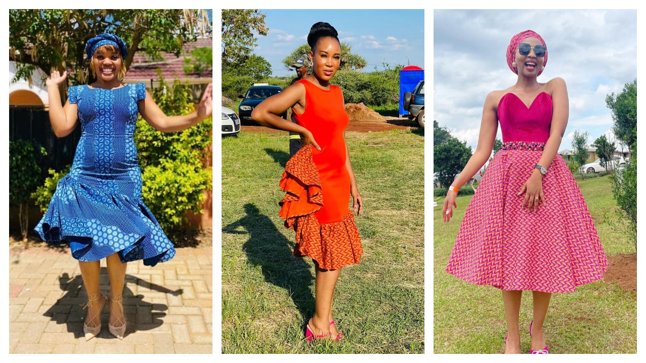 Amazing Traditional Shweshwe Dresses for Makoti 2023