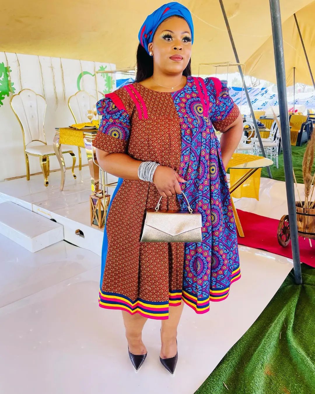 Stunning Sepedi Traditional Wedding Dresses For 2023 - Shweshwe Home