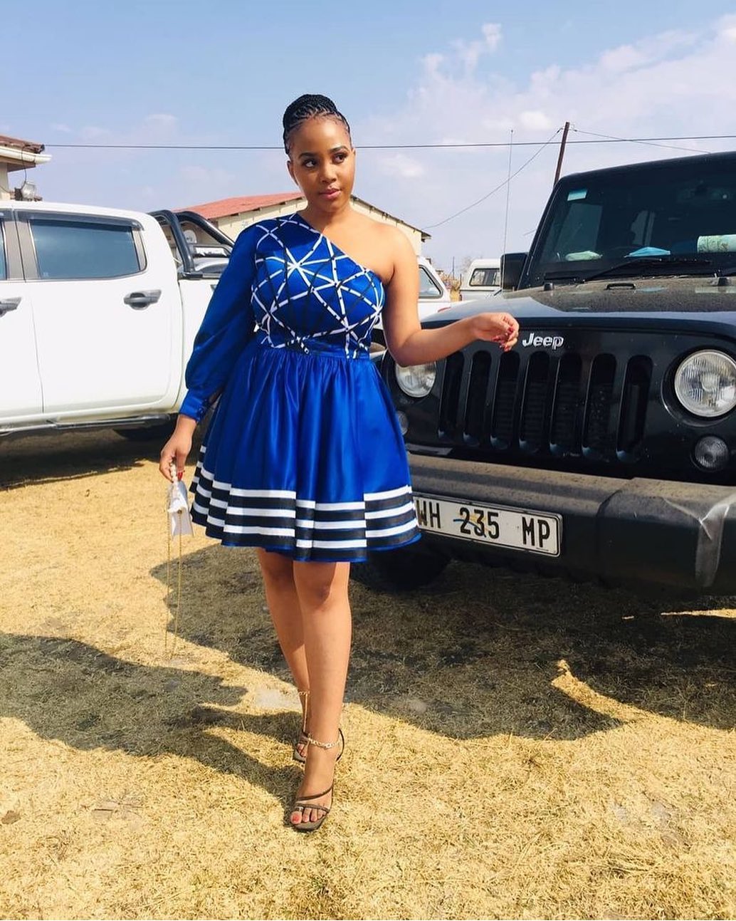 Blue xhosa shop traditional dress