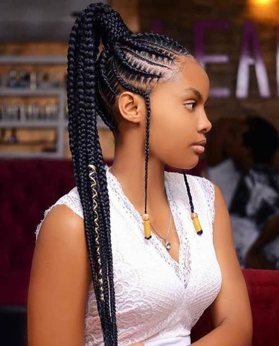 1. Three strand bandika Hairstyles braid