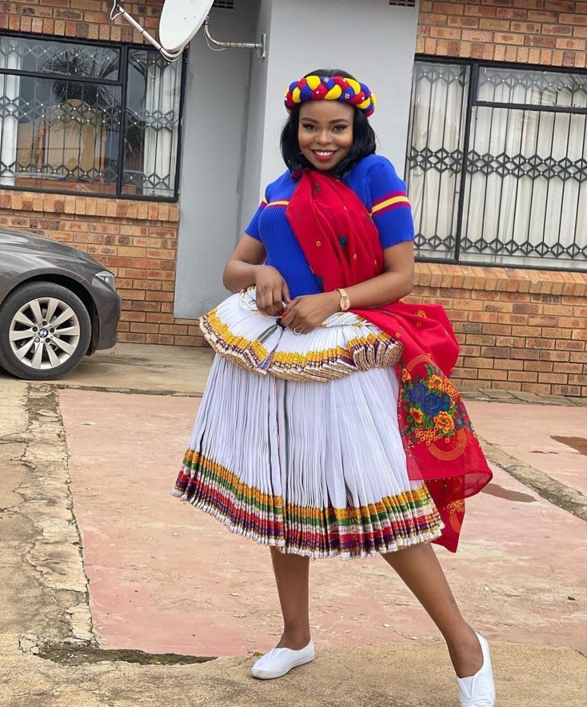 Elegant Tsonga Wedding traditional 2023 For Lady - Shweshwe Home