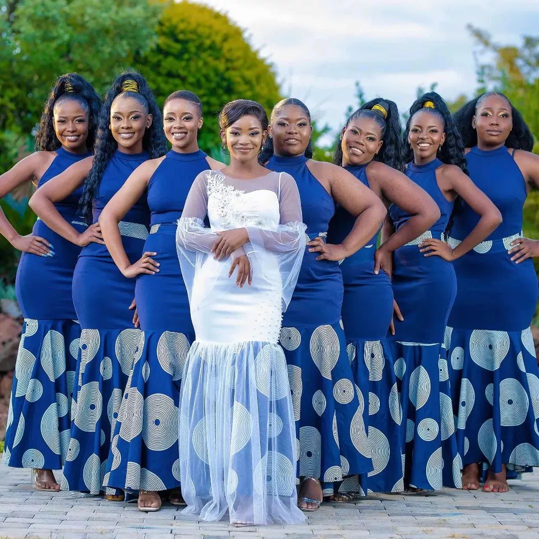 Beauty Trendy Tswana Traditional Dresses 2024 - Shweshwe Home