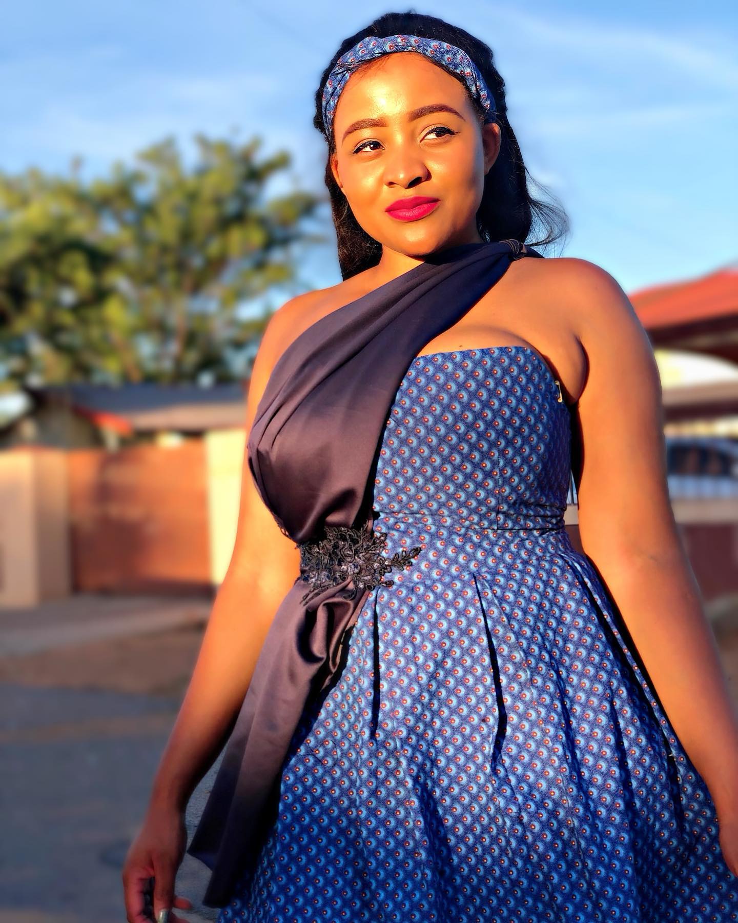 20 Stylish Shweshwe Traditional Dresses For South African Ladies 2024