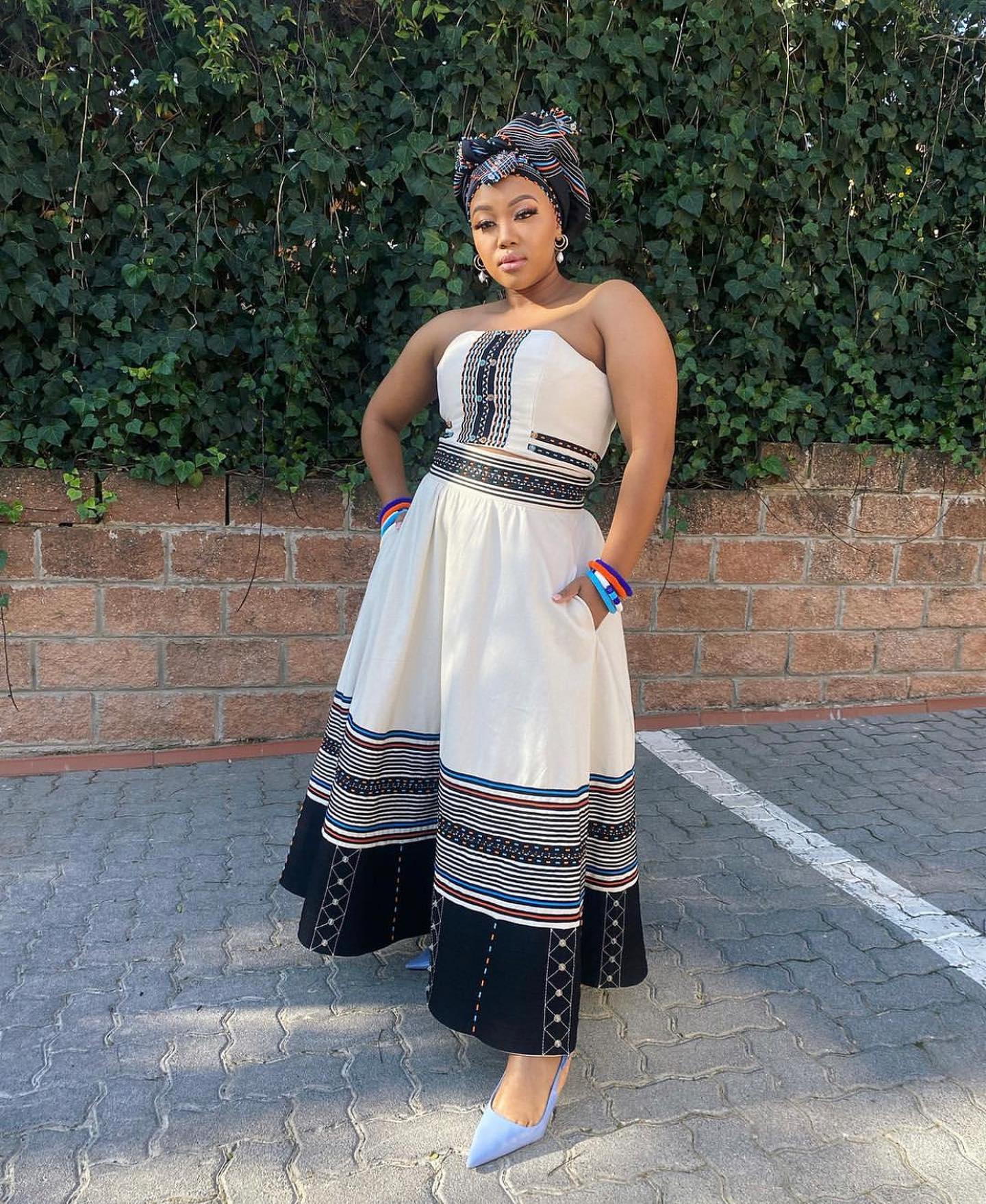 Pretty Xhosa Traditional Wedding Dresses For Ladies 2024
