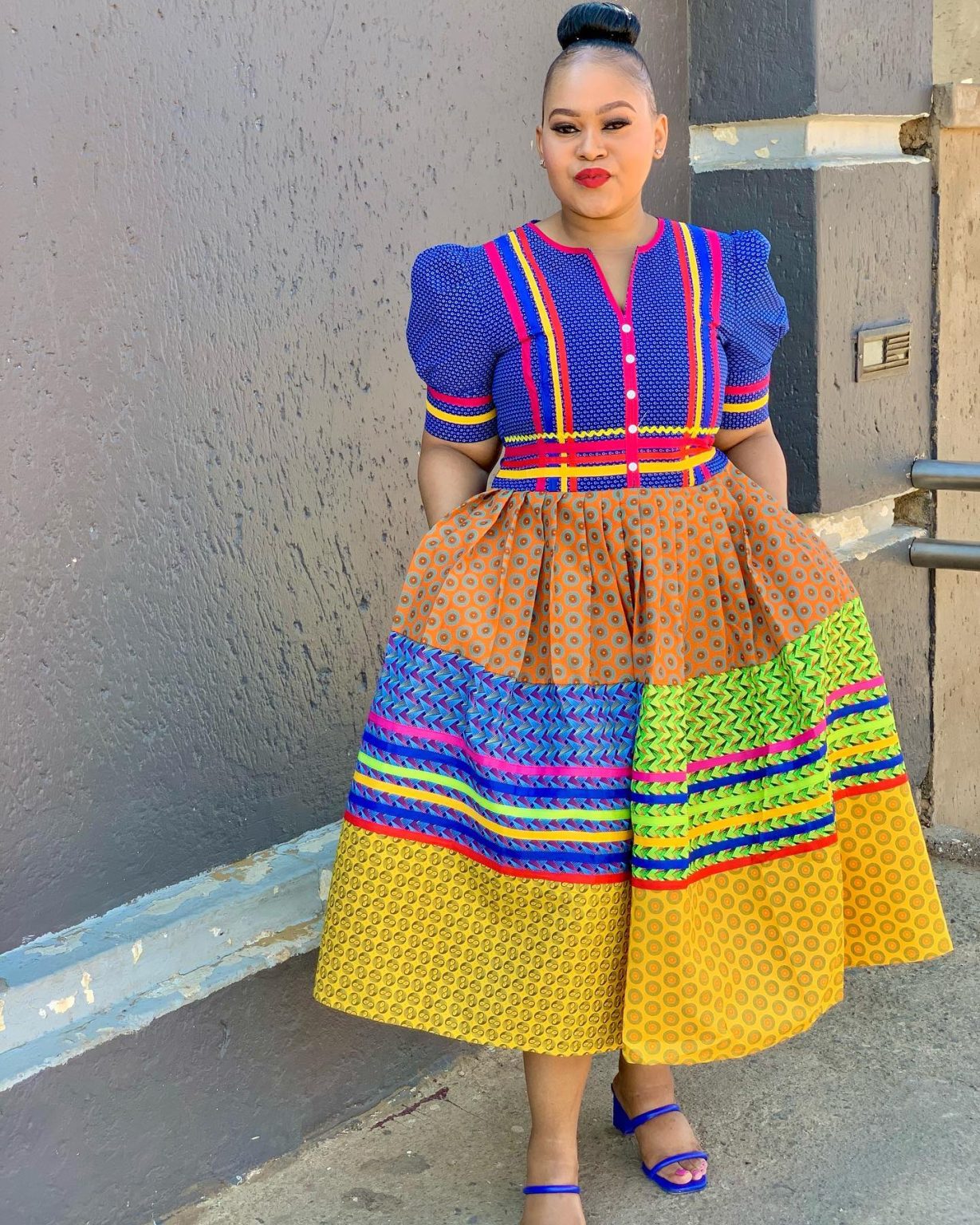 Beautiful Sepedi Traditional Dresses For Marriage 2024 - Shweshwe Home