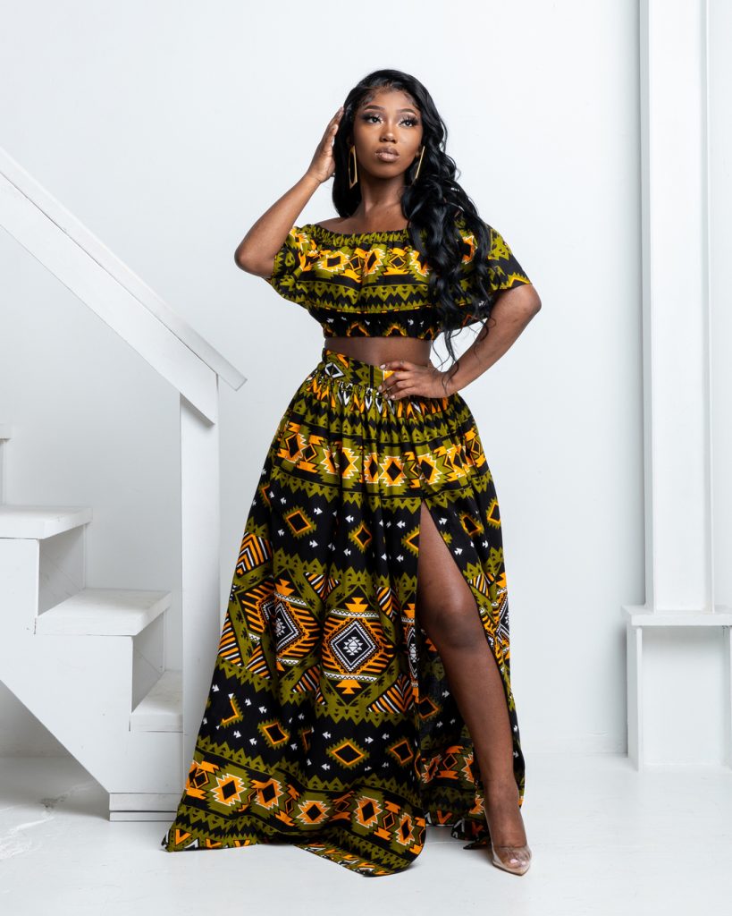 Stylish African Maxi Gown Styles in Nigeria 2024 - Shweshwe Home