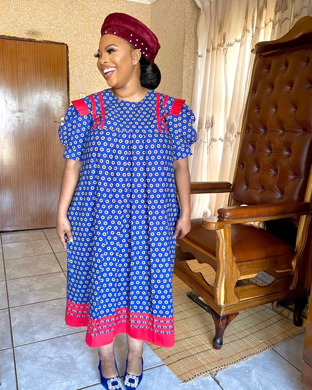 Elegant Sepedi Traditional vesture For South African 