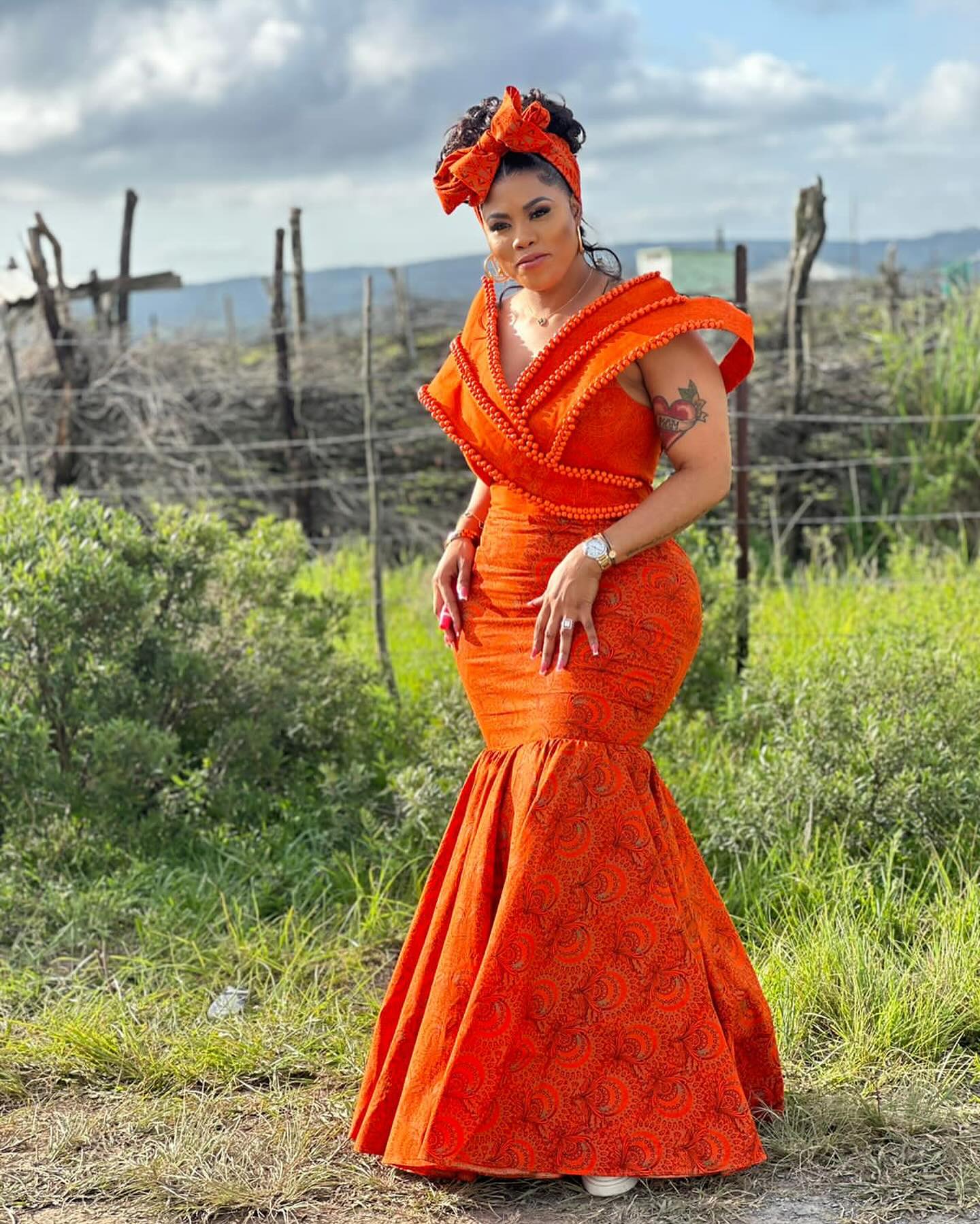 Beautiful Tswana Traditional Attire For African 2024
