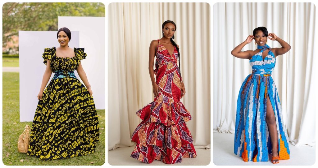 Stylish African Maxi Gown Styles In Nigeria 2024 Shweshwe Home   Ipiccy Image 60 1024x543 