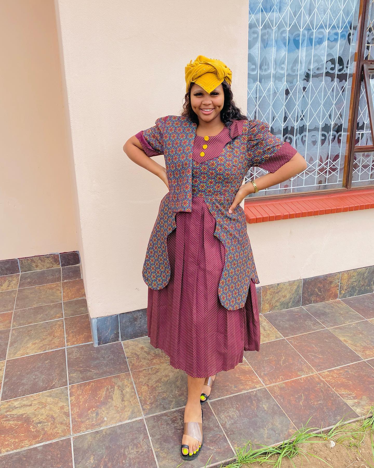 Astonishing Makoti Shweshwe Dresses For Decent Women 2024